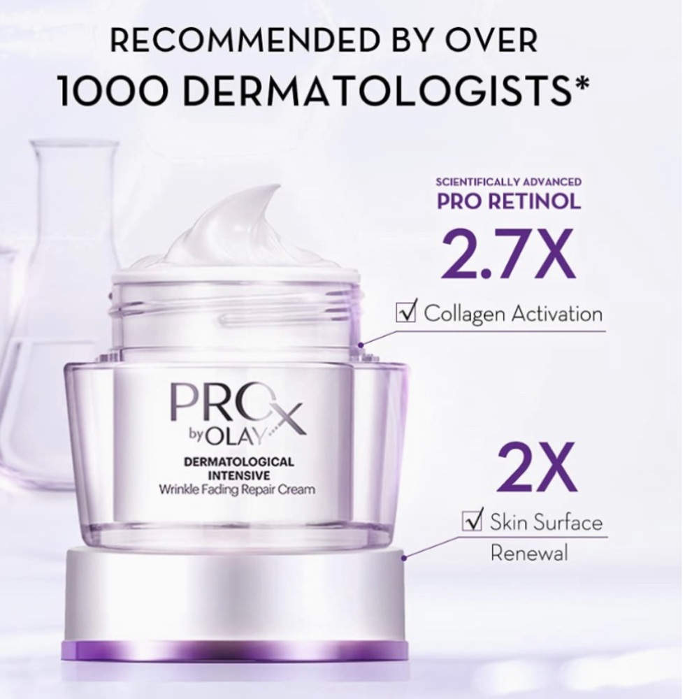 Olay ProX Dermatological Intensive Wrinkle Fading Repair Cream - Purple